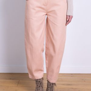 Cropped Trouser - Light Pink