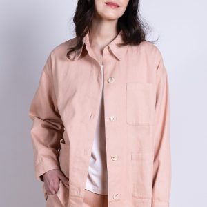 Shirt Jacket - Light Pink