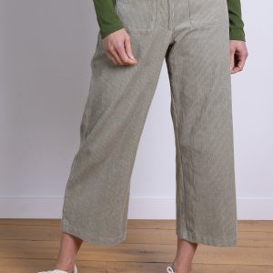 Pocket Cropped Trouser - Off-White