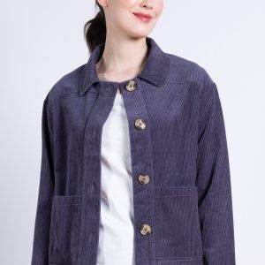 Cord Jacket - Plum